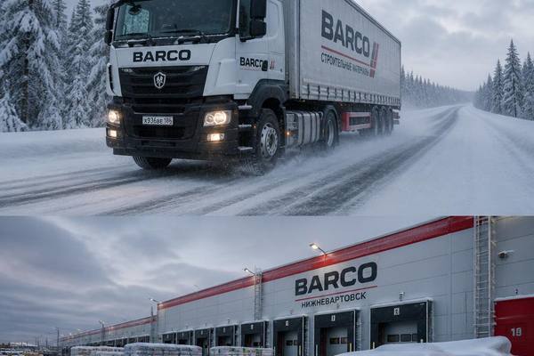 Логистика ремонта в ХМАО: доставка материалов BARCO