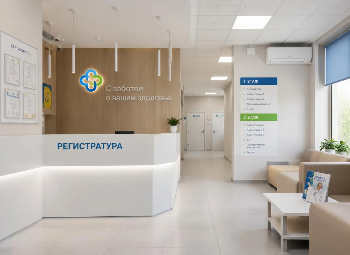 Клиника в Набережных Челнах после ремонта